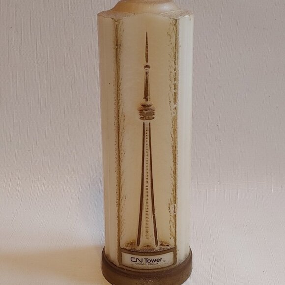 VINTAGE CN TOWER Candle Toronto, Ontario LARGE Candle KINSMEN CENTRE - Picture 2 of 6
